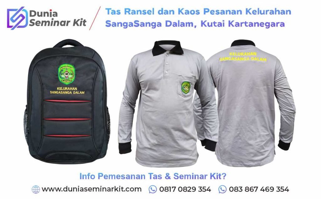 Konveksi Tas Seminar Ransel dan Kaos Sangasanga Dalam Kutai Kartanegara
