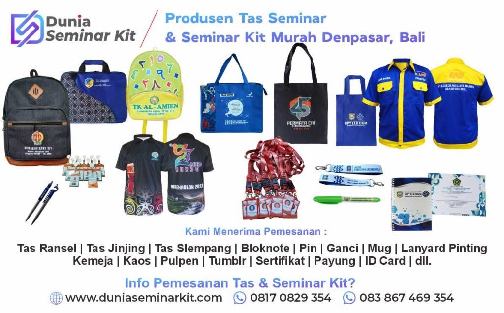 Produsen Paket Tas Seminar Kit Murah Denpasar, Bali