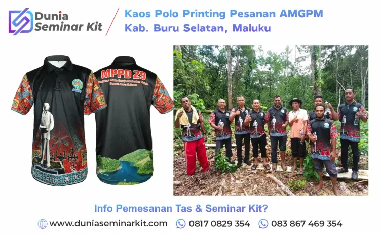  Konveksi Kaos Polo Printing AMGPM Kab. Buru Selatan Maluku