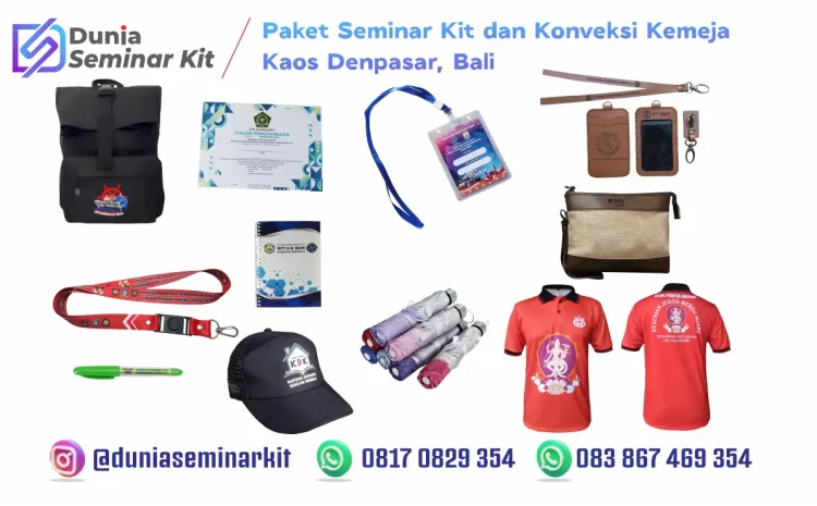  Paket Seminar Kit dan Konveksi Kemeja Kaos Denpasar, Bali