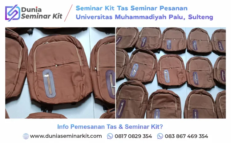  Tas Seminar Kit Ransel Pesanan Universitas Muhammadiyah (Unmuh) Palu