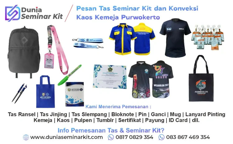  Pesan Paket Tas Seminar Kit Murah Purwokerto